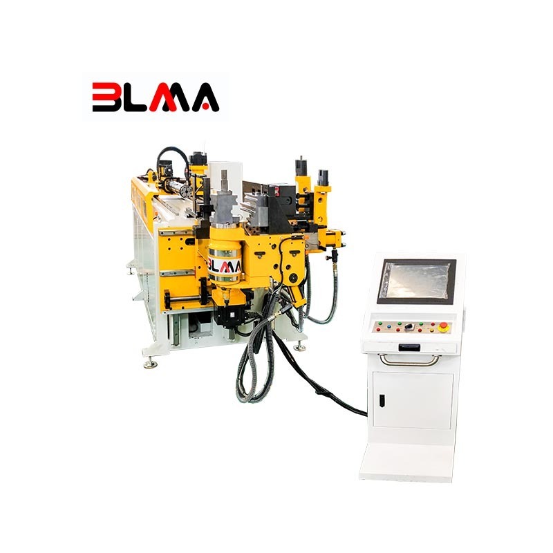 Rolling pipe bender electric 38 CNC 4A 2S square tube bender, hydraulic stainless steel small fast cnc pipe bending machine