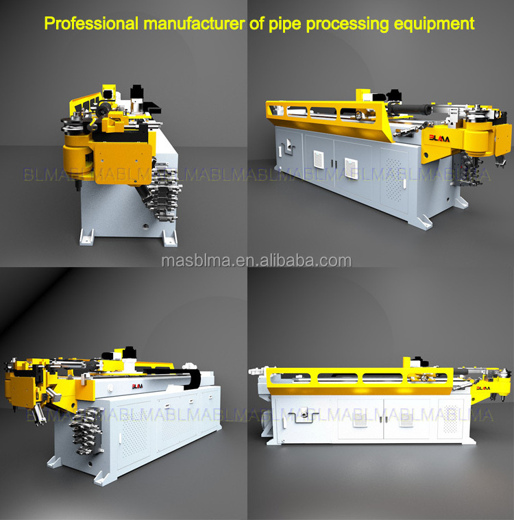 Rotary draw tube bender 50CNC-3A-1S  square tube bender, hydraulic steel 3 axis stainless steel pipe bending machine