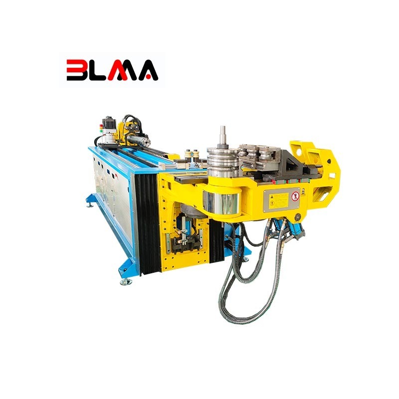 Rolling pipe bender electric 38 CNC 4A 2S square tube bender, hydraulic stainless steel small fast cnc pipe bending machine