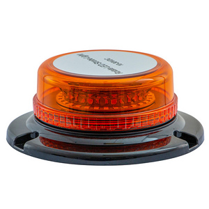 Mini LED Strobe Light 12V 24V Safety Flashing Beacon for Car Forklift Rotating Warning Magnetic Red Beacon Light