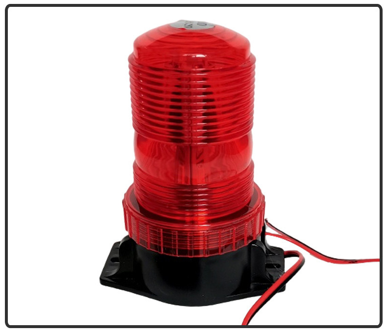 Magnetic Car Roof Strobe Rotating Light Flashing Warning Emergency Beacon Light 24V 12V Strobe Light for Truck Forklift