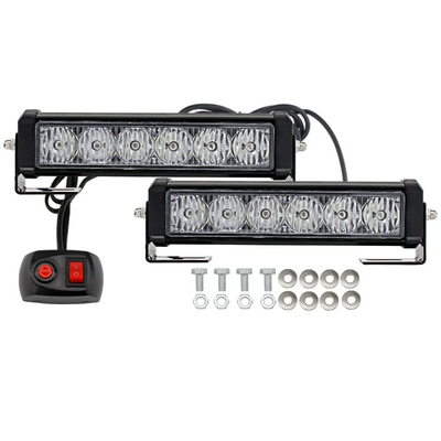 OEM LED Strobe Light Bar 12-LED Double Side Flashing Emergency Warning Flash Traffic Advisor Strobe Lights