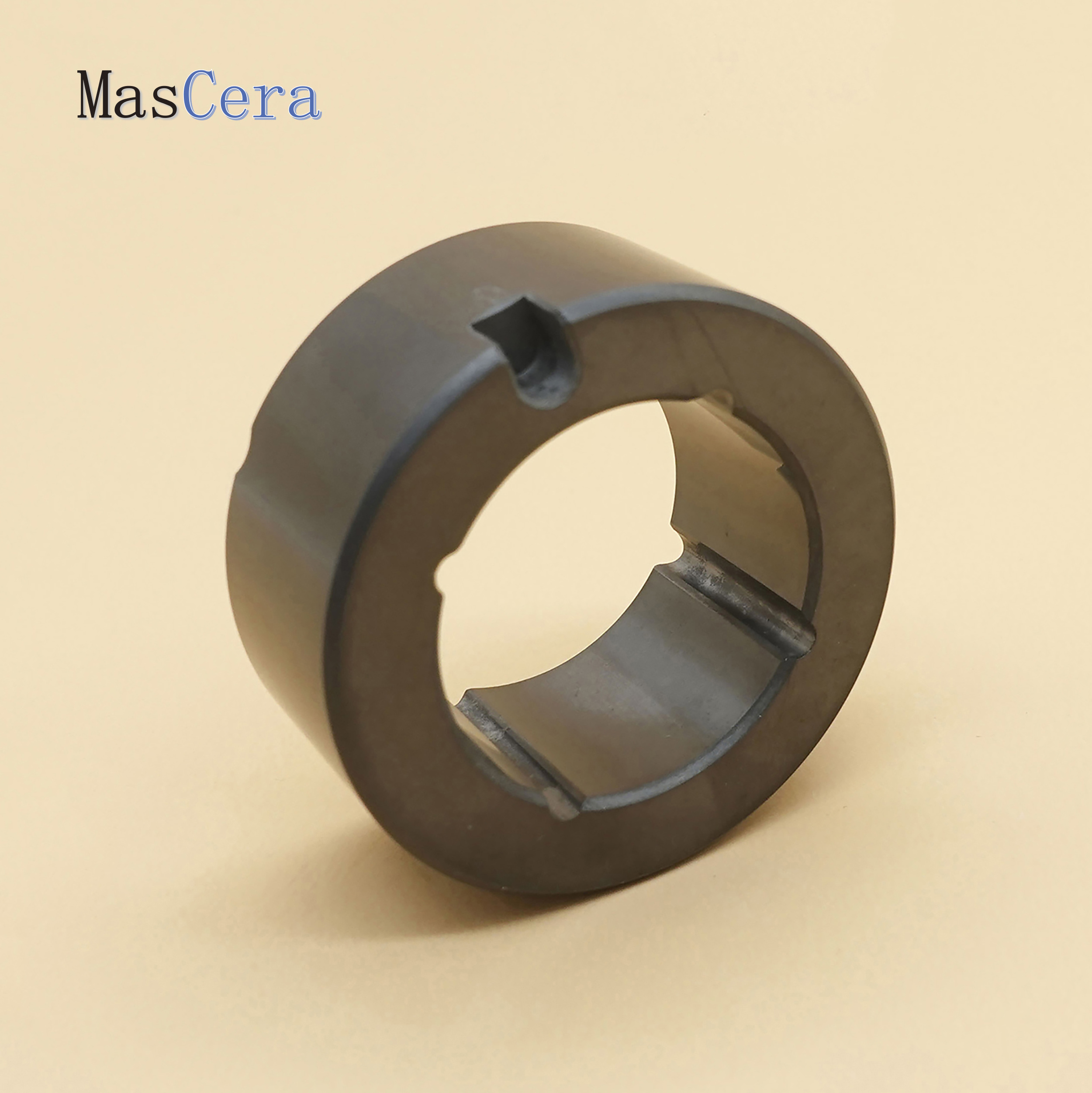 Low Weight&Ultra Wear Resistance SSiC Sintered Carbide Ceramic Bushing/Sleeve/Bearing for Pump