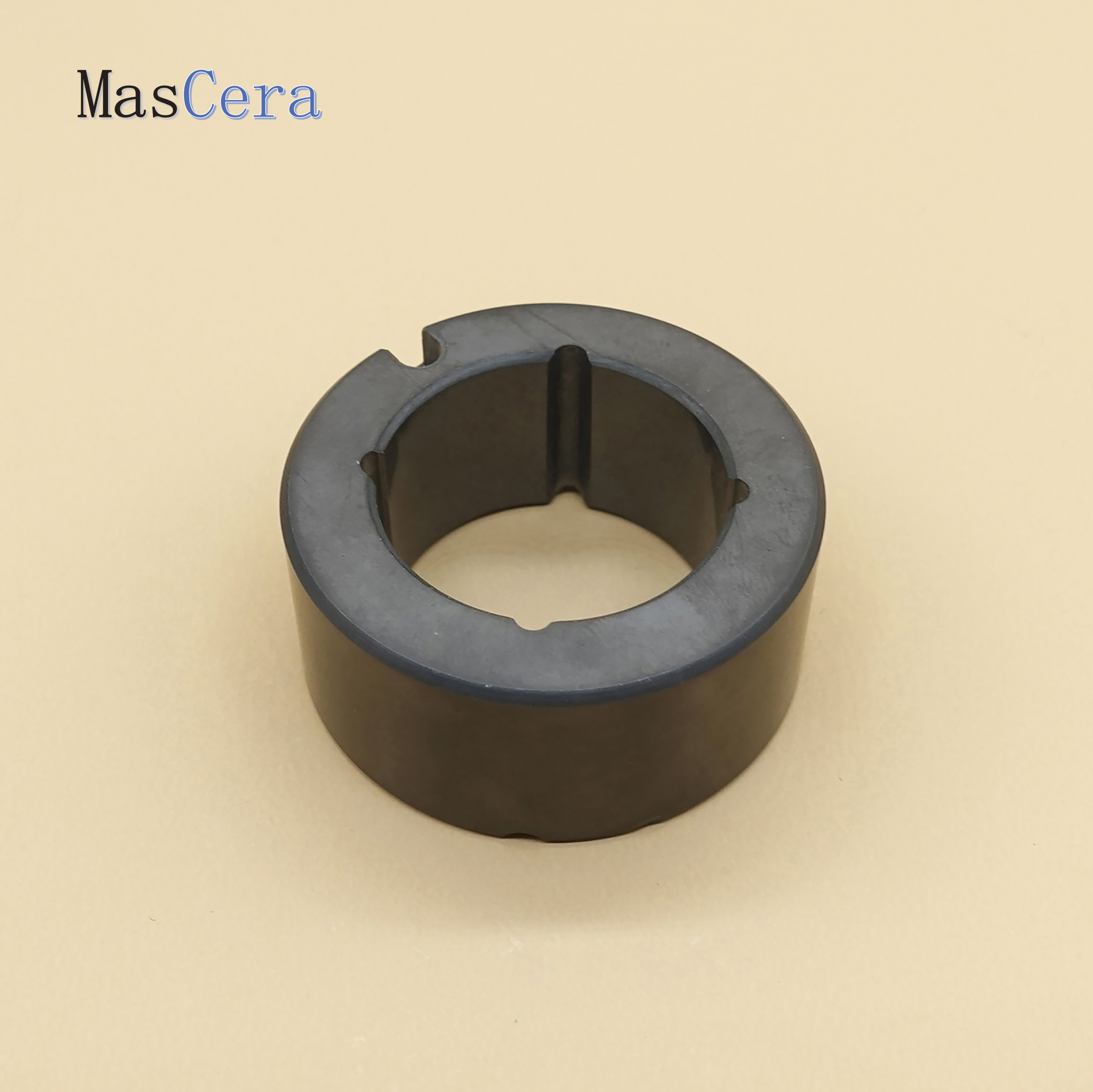 Low Weight&Ultra Wear Resistance SSiC Sintered Carbide Ceramic Bushing/Sleeve/Bearing for Pump