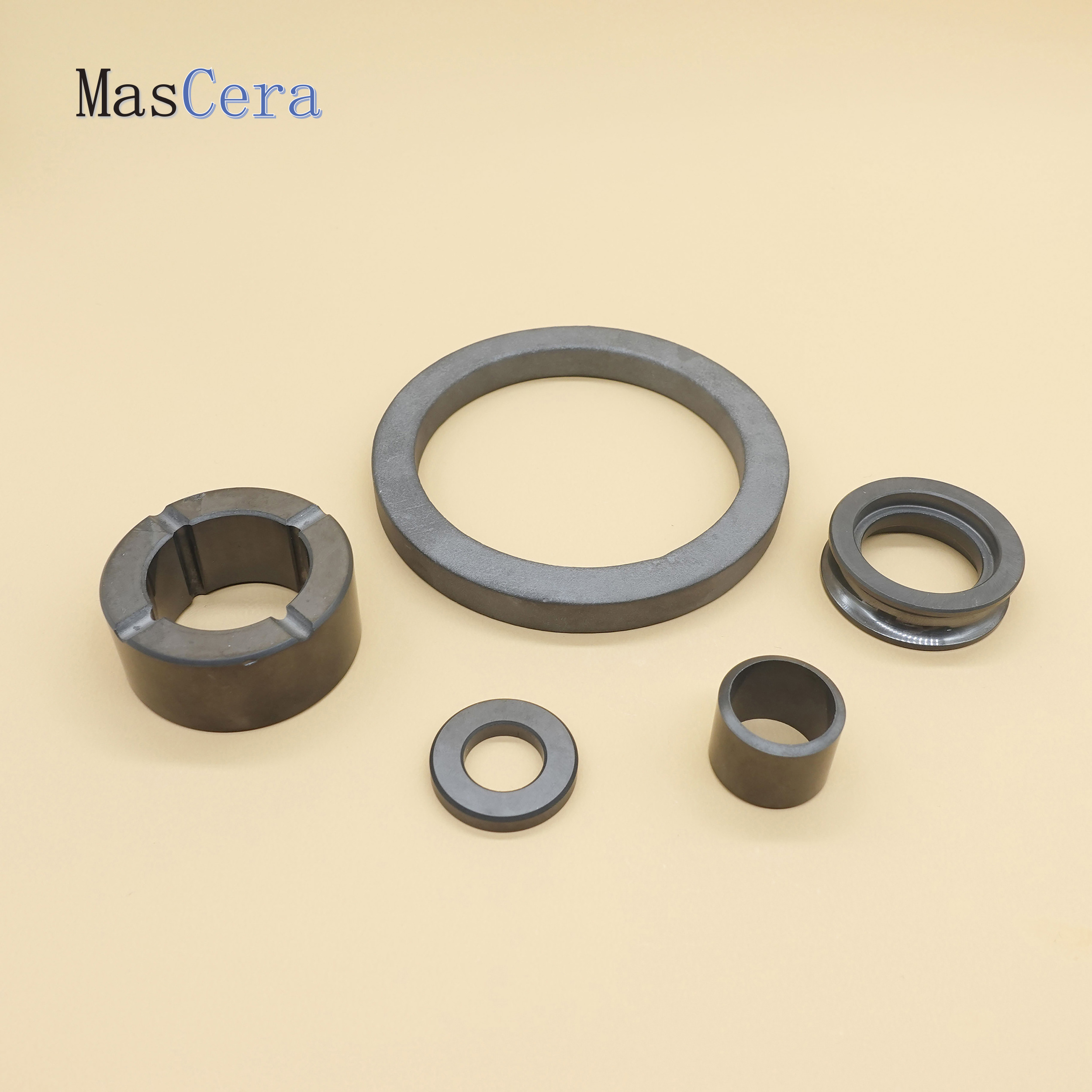 Low Weight&Ultra Wear Resistance SSiC Sintered Carbide Ceramic Bushing/Sleeve/Bearing for Pump