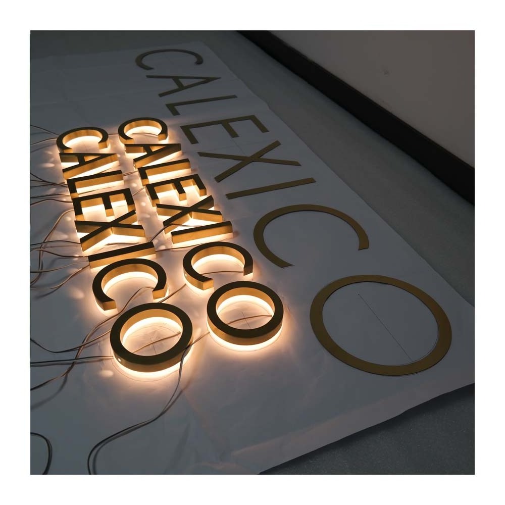 Fashion backlit  letter  Light 3D Alphabet Led Letter   can choose to customize