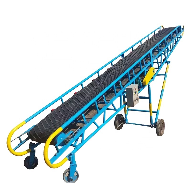 Belt Conveyor Soybean Move Loading Lifting Belt Conveyor Grain Loading Machine