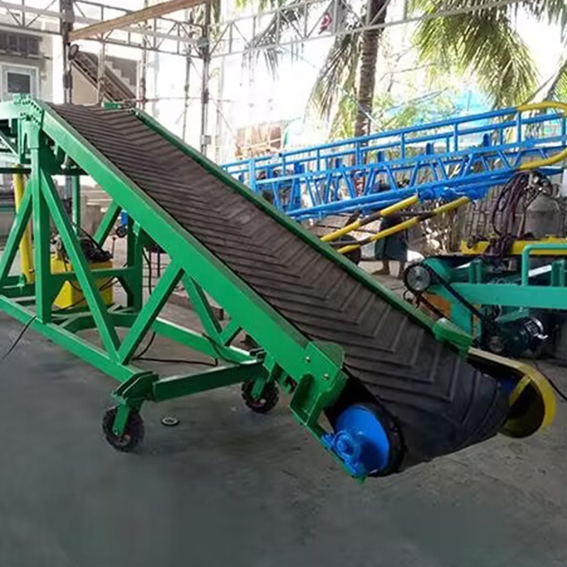 Pu side metal manure brick hopper belt conveyor system,sawdust trough tripper double wood chips solid waste vacuum belt conveyor