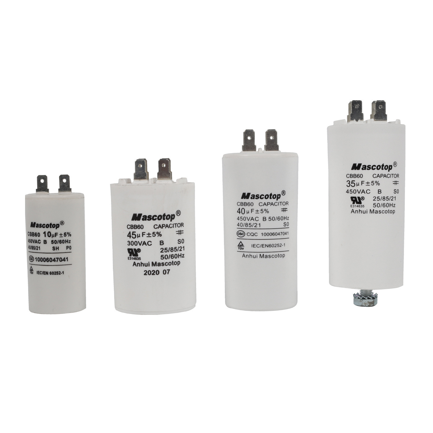 CBB60 Motor Running Capacitor for Washing Machine and Pump