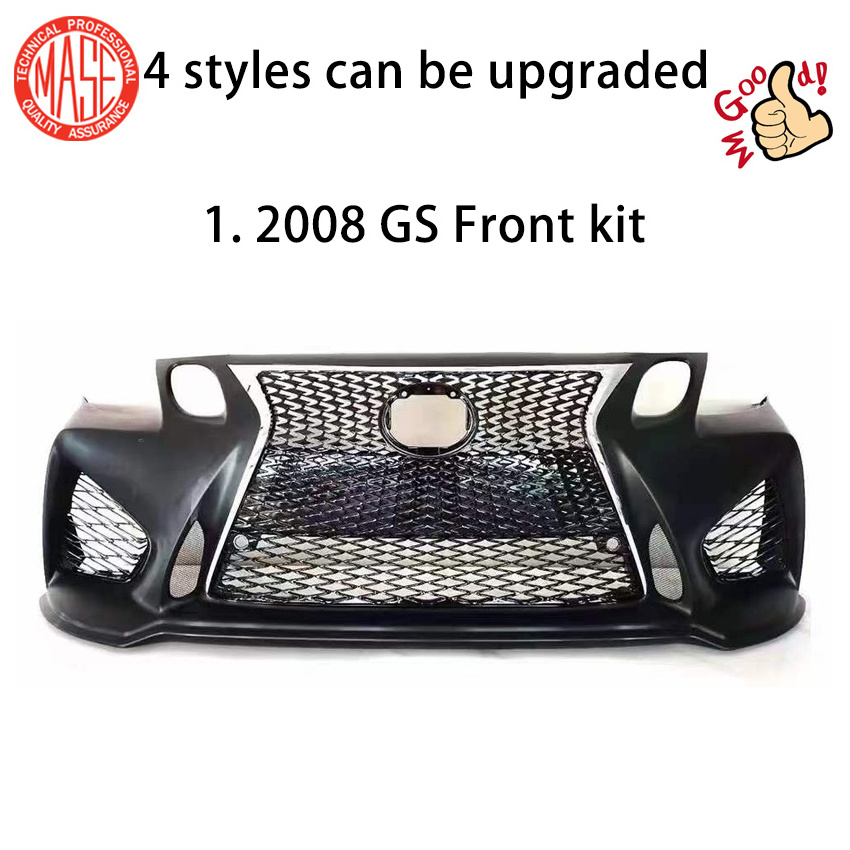 CZJF Rear Bumper Kit Front Bumper Kit For Lexus GS GS250 GS300 GS350 GS400 GS 300 GS 350 2008 2009 2010 2011 Upgrade Body kit