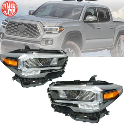 CZJF Car Front Light Full LED Car Headlight For Toyota Tacoma 2020 2021 2022 2023 2024