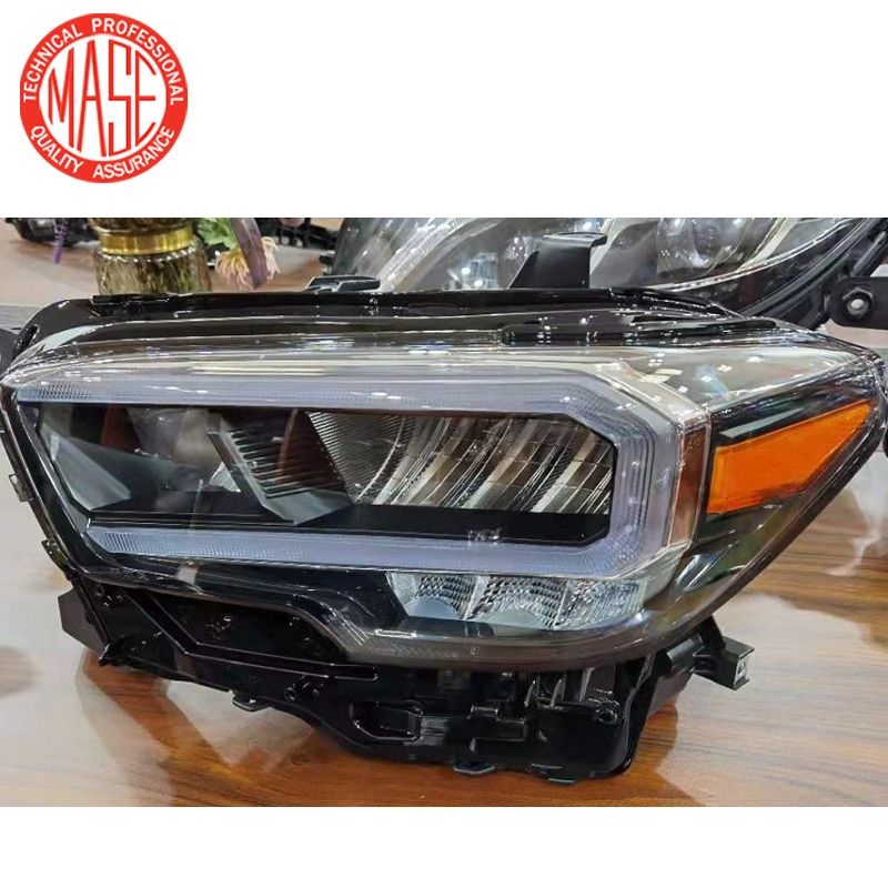 CZJF Car Front Light Full LED Car Headlight For Toyota Tacoma 2020 2021 2022 2023 2024