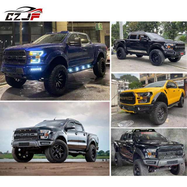 HIGH Quality BODY KITS FOR FORD RANGER T6 T7 T8 UPGRADE TO FORD F150 BODY KIT