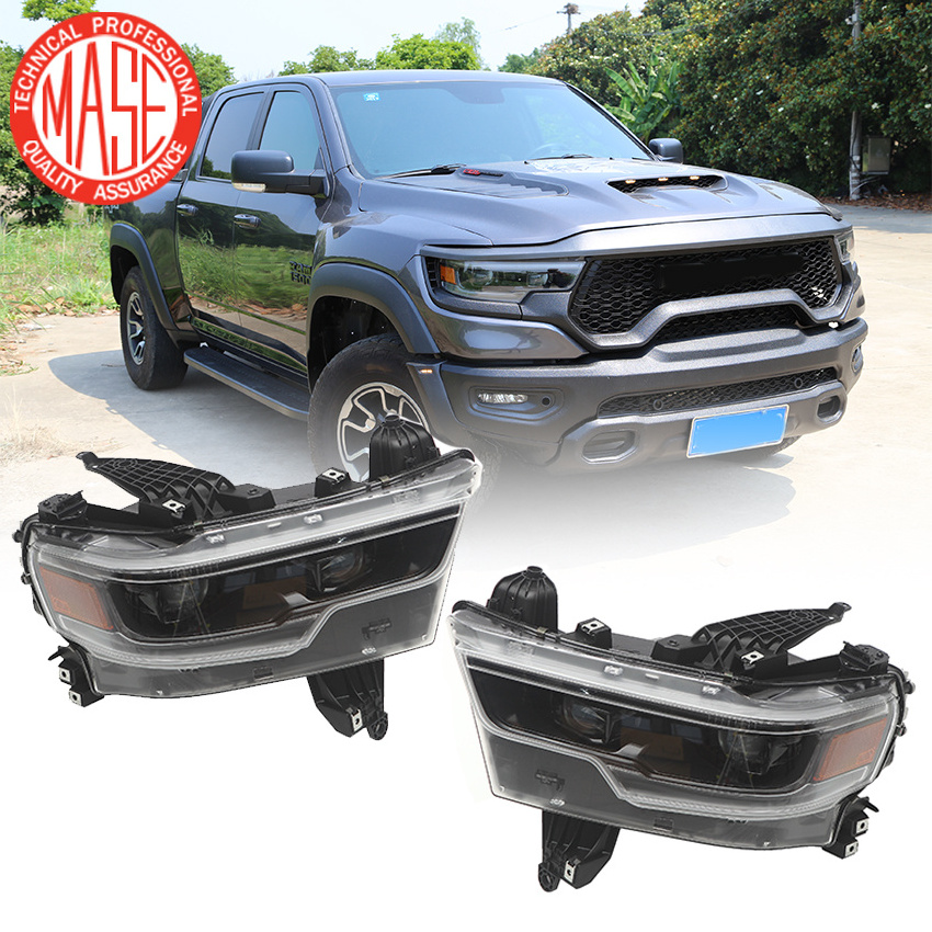 CZJF Body Kit For Dodge RAM 1500 2013 2014 2015 2016 2017 2018 Upgrade To RAM TRX Front Rear Bumper Kit Lip Splitter Diffuser