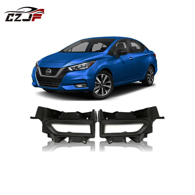 Fog lamp cover for nissan versa 2 3 accesorios body kit 2020 2021 2022