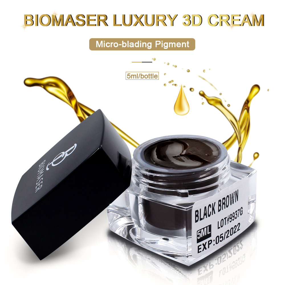 Biomaser 5ml Eyebrow Dynamic Tattoo Ink Microblading Permanent Makeup Pigment 3D Permablend Pigment