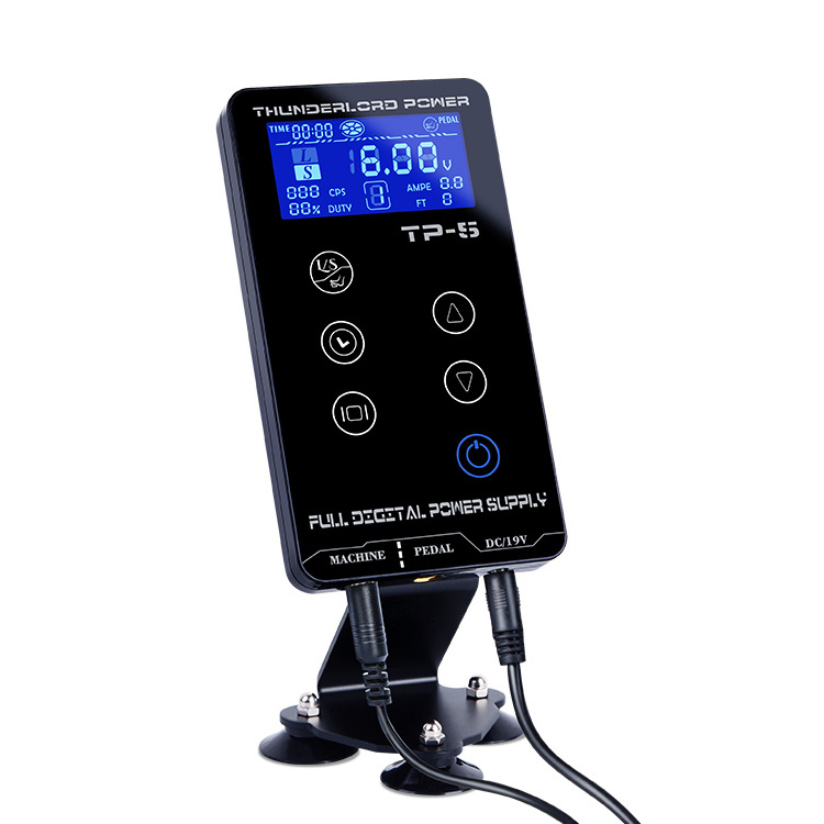 Thunderloard TP-5 Touch Screen Digital Tattoo Machine Power Supply For Tattoo Pen Machine