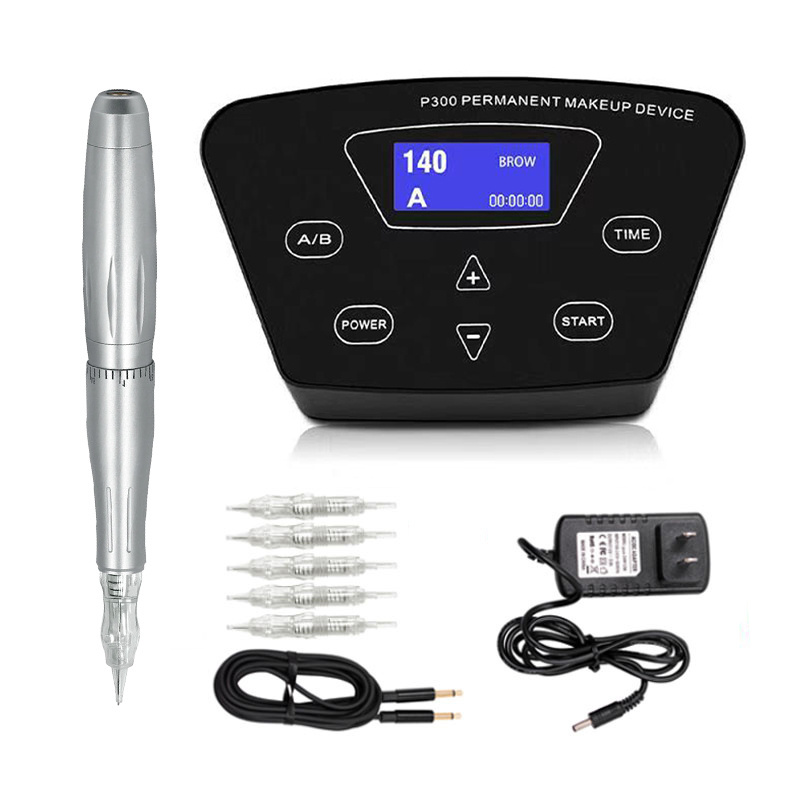 Cartridge Needle Biomaser P300 Eyebrow Tattooing Machine,  Newest Digital Semi Permanent Makeup Machine