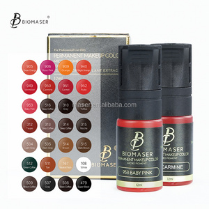 Biomaser 35 Colors Eyebrow Microblading Pigment Professional Eyebrow Tattoo Ink Pigment for Permanent Makeup