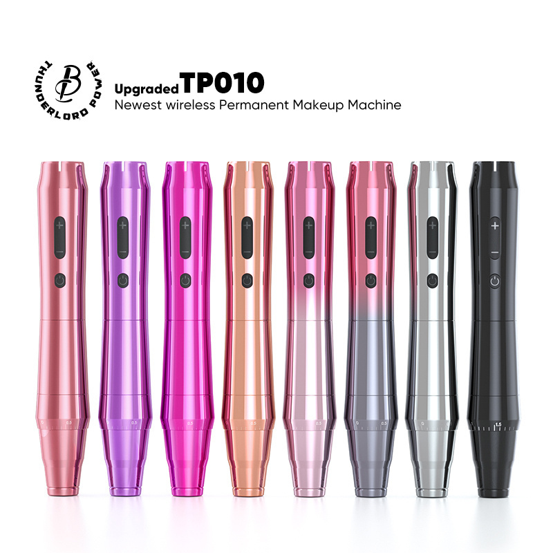 OEM Thunderlord power tp010 wireless tattoo pen permanent makeup eyebrow microshading tattoo pen