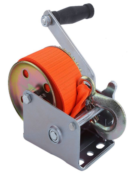 Boat Marine Trailer Hand Winch with Strap