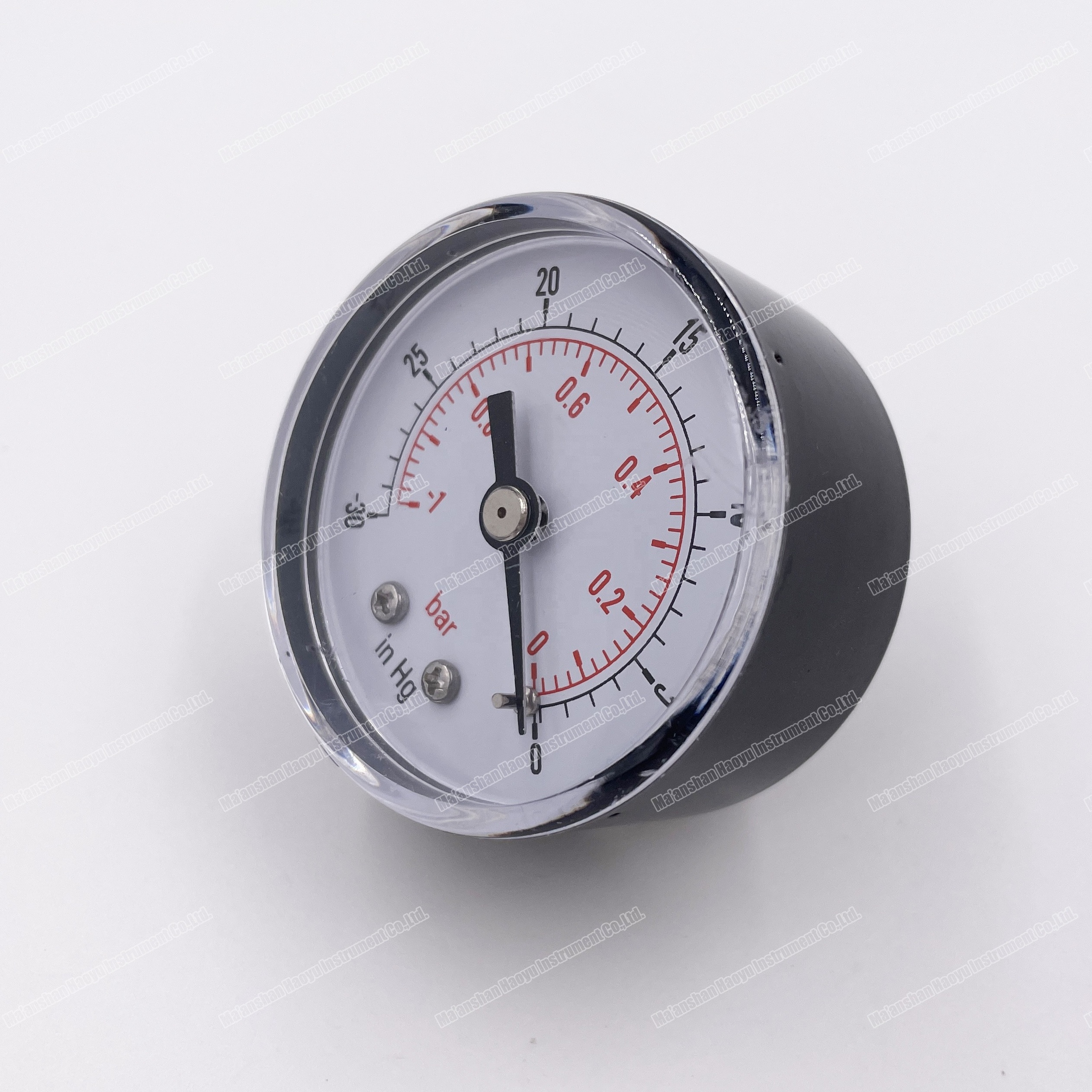 Best price from china factory axial iron case vacuum  pressure gauge