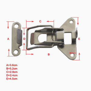 heavy duty stainless steel butterfly toggle latch catch clamp with lock