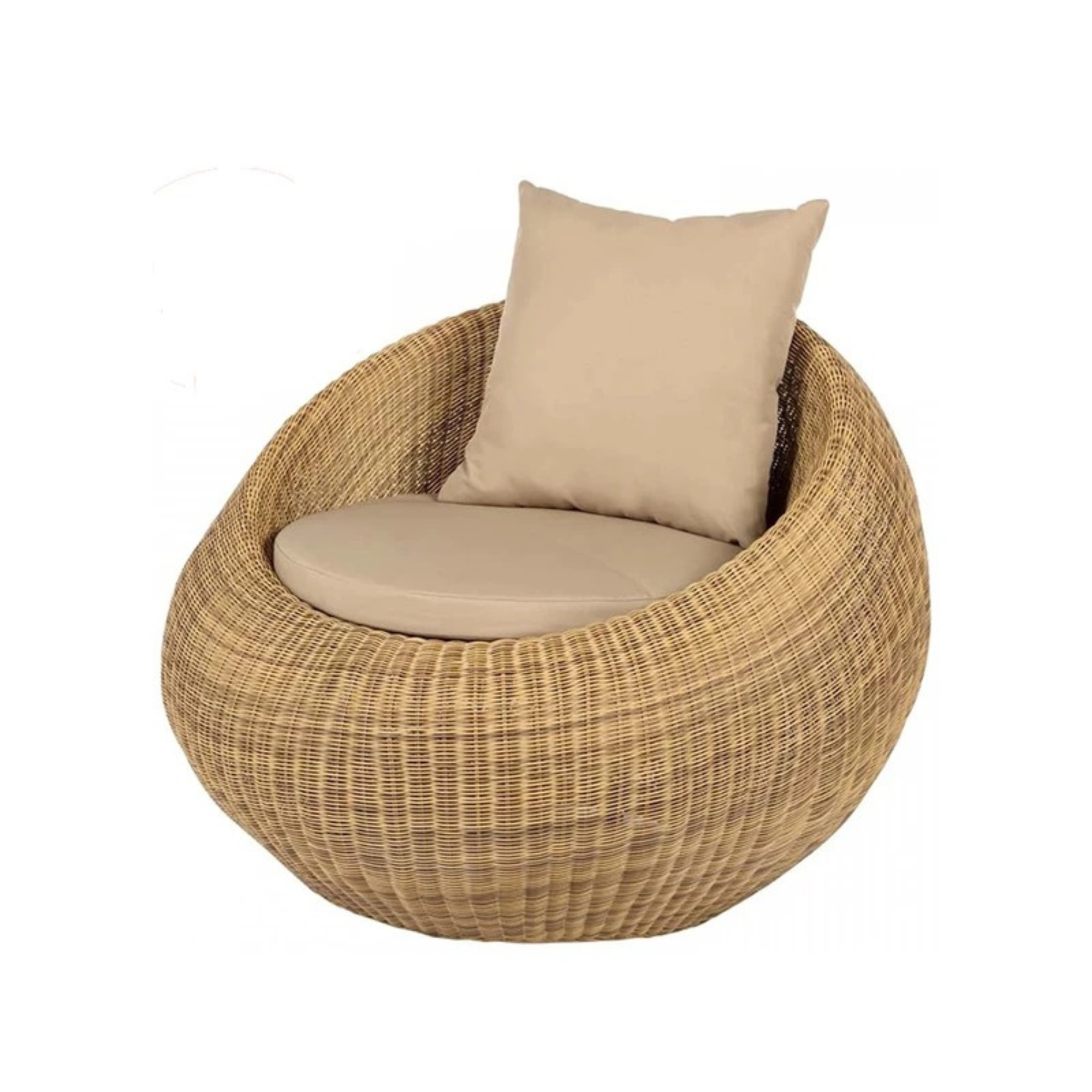 High quality Round Rattan Sofa Set Outdoor Furniture Round Patio Furniture 4 Piece Rattan Patio Set