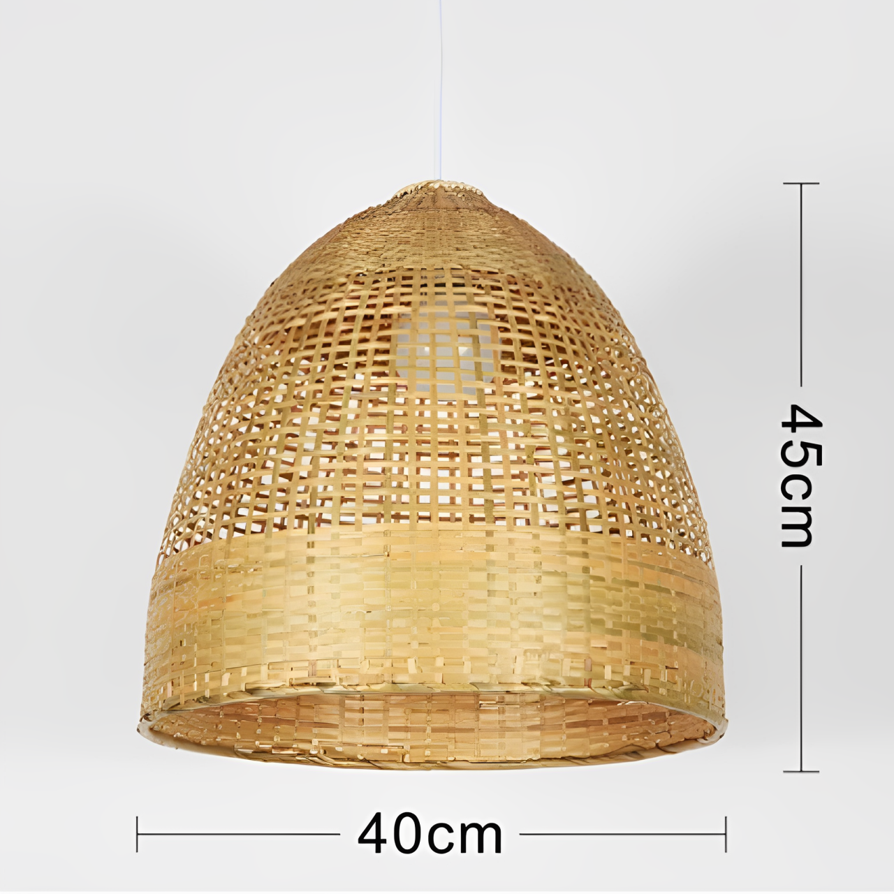 Classic style Bamboo Woven Pendant lamp Restaurant Kitchen Living Room Bamboo Decor Chandelier Light Fixtures