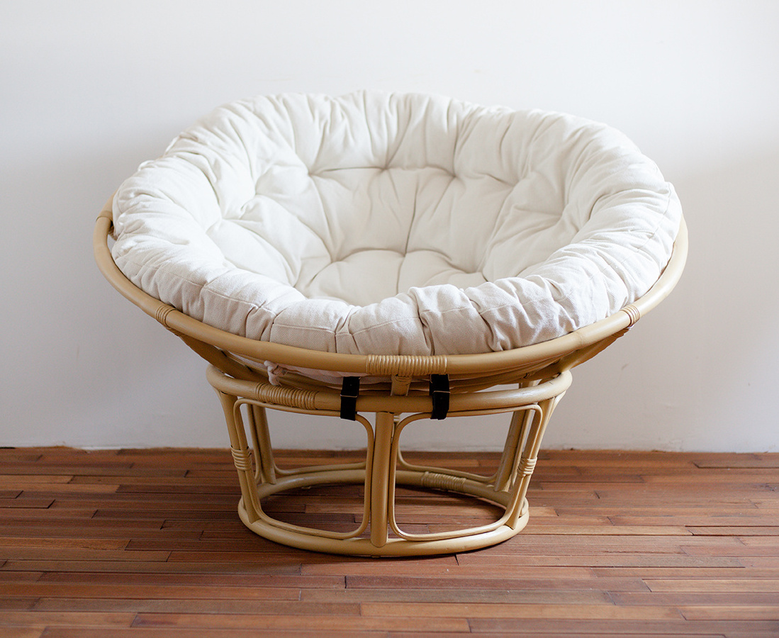 Best choice of natural rattan Papasan chair indoor Handmade Rattan Chair Decoration