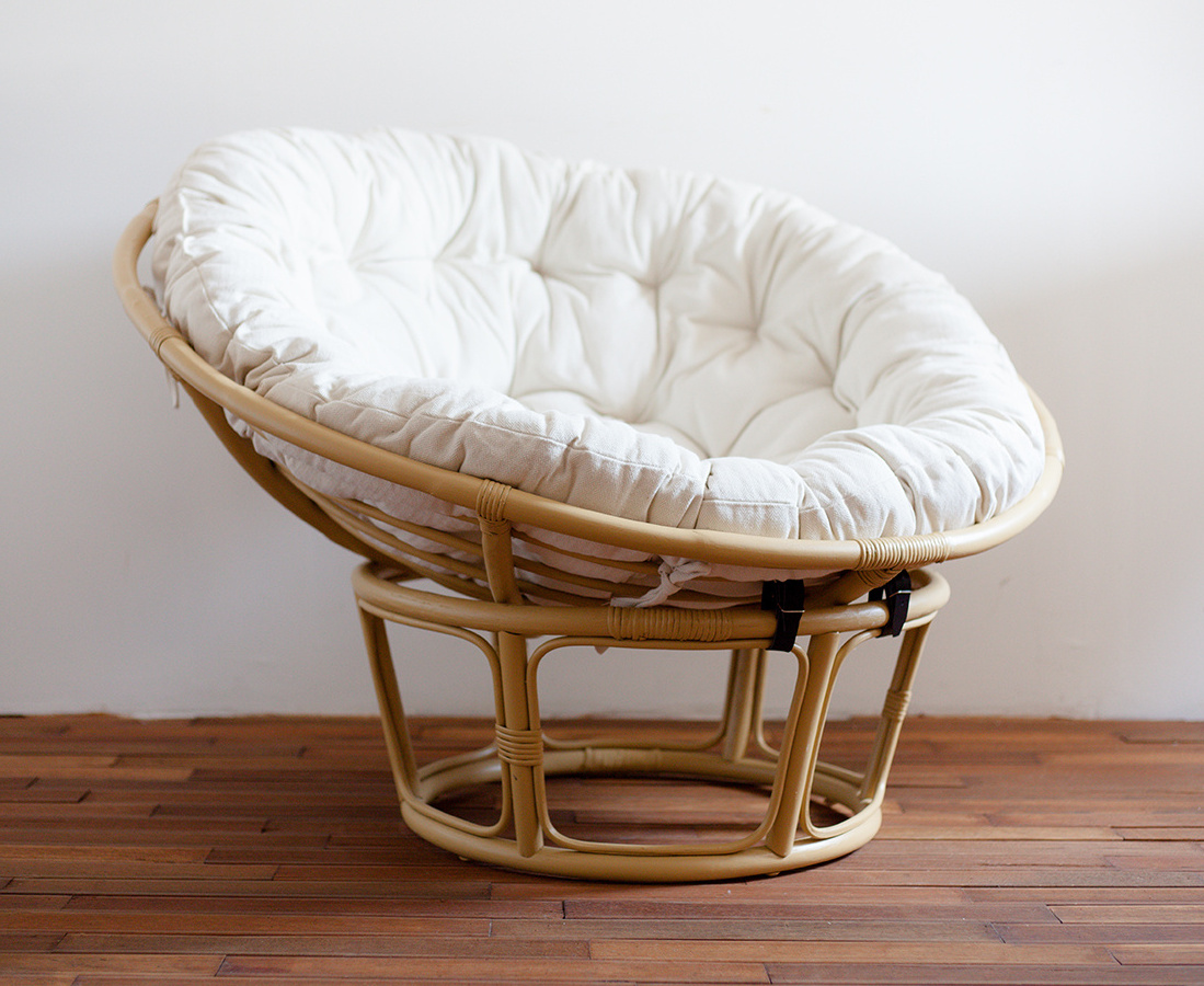 Best choice of natural rattan Papasan chair indoor Handmade Rattan Chair Decoration