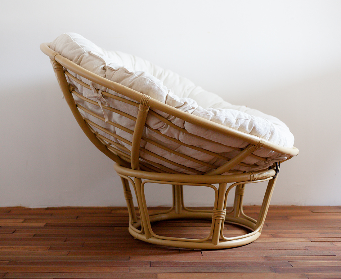 Best choice of natural rattan Papasan chair indoor Handmade Rattan Chair Decoration