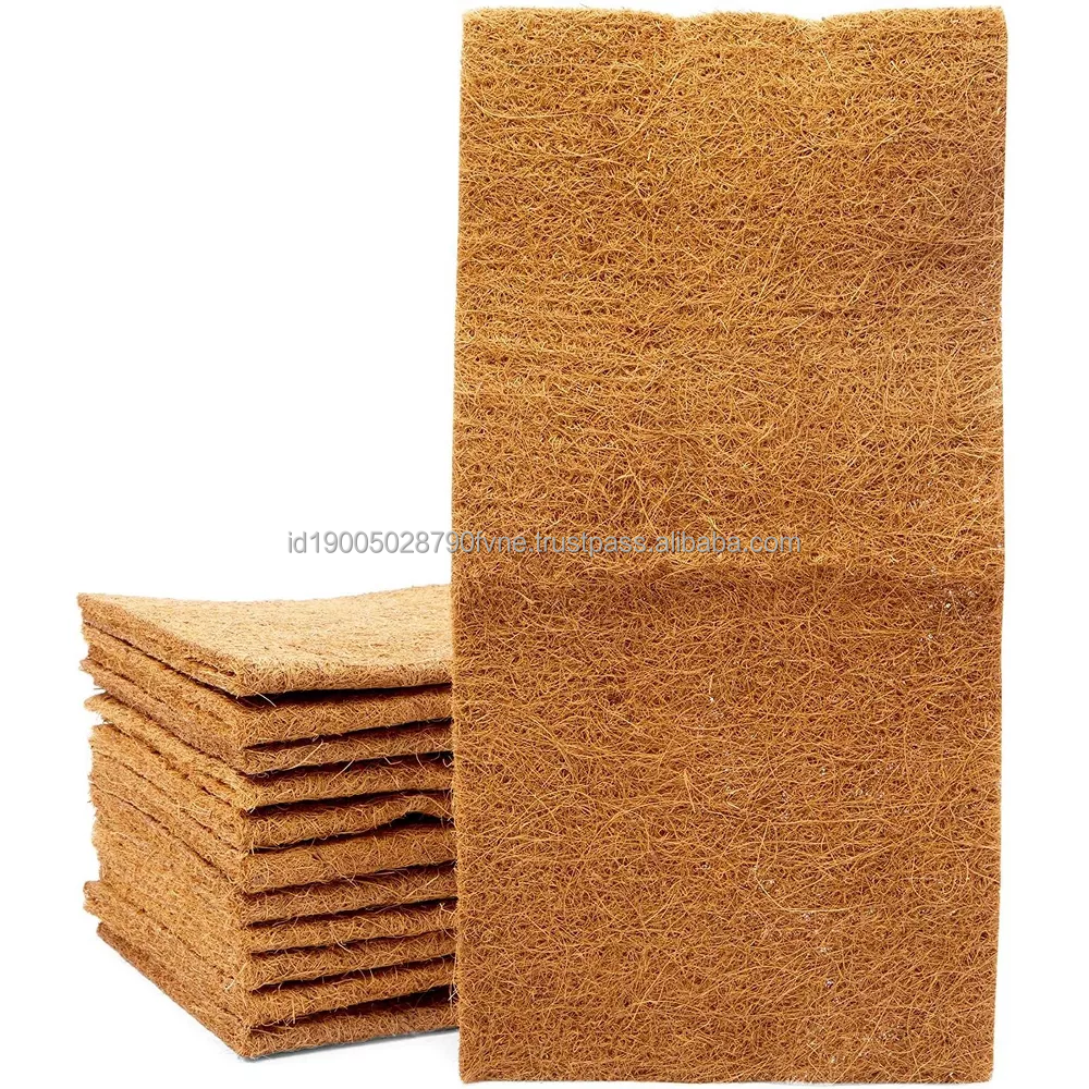 eco coconut coir sheet natural coconut coir mat multipurpose product can be customized size request premium quality