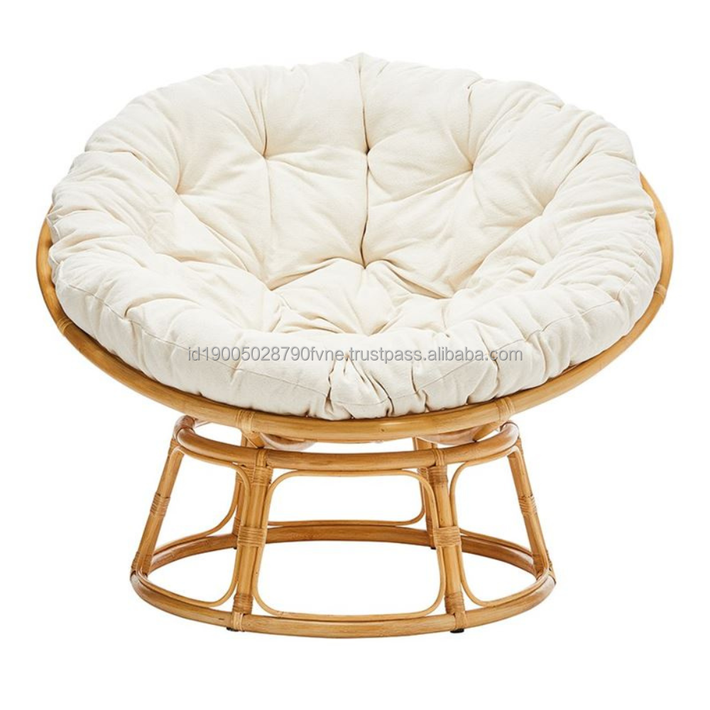 wholesale rattan chair with cushion for indoor outdoor comfortable relaxing rattan wicker chairs