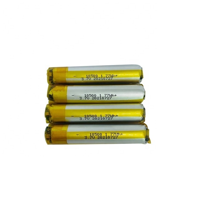 Hot selling electronic pen lithium battery 10600 3.7V 480mah cylindrical lipo batteries