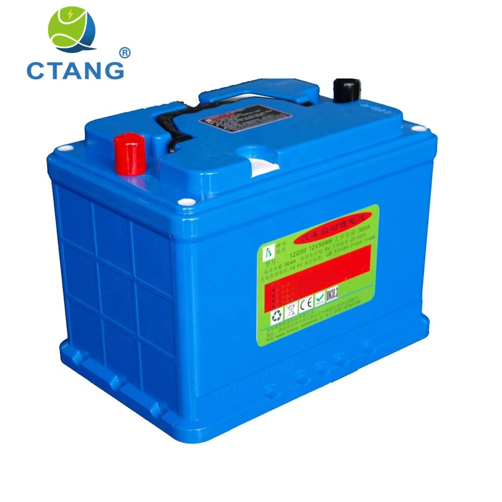 Green Long Lifespan Deep Cycle High Power Storage 12V 50Ah Lithium ion Battery for  Car Camping