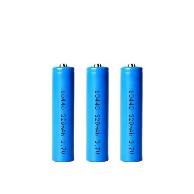 Customized LED Lights Flashlight Li ion Battery 3.7V Rechargeable 10440 Lithium Batter 320mAh 350mah