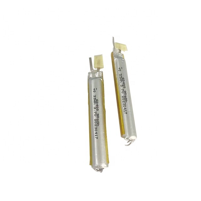 High Quality Rechargeable Pen Battery 60400 3.7v 90mah Cylindrical Lipo Cells for Touch Pen