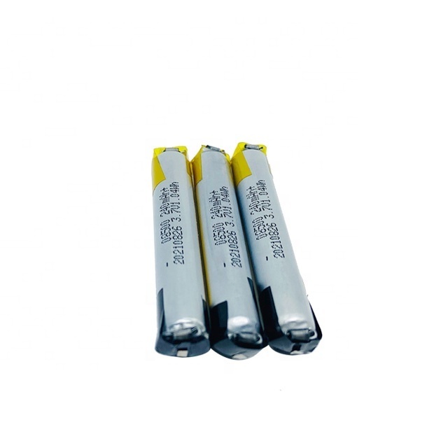 Newly Designed 3A Discharge Lithium Battery 08500 240mah 3.7v Cylindrical Polymer Lithium Battery for Electric Tools