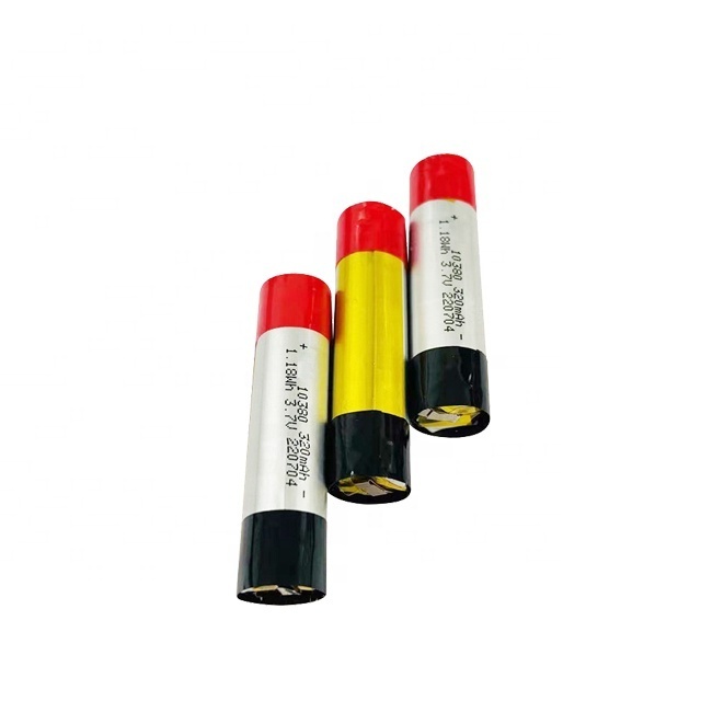 New Arrival li-po rechargeable 10380  3.7v 300mah lipo battery for camera pen with KC listed