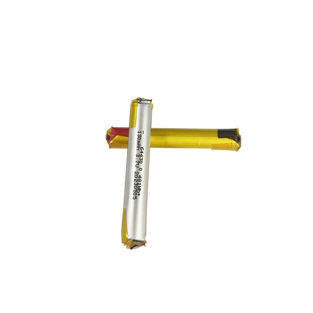 Laser pen built-in lithium battery 64430 130mAh cylindrical lipo cells