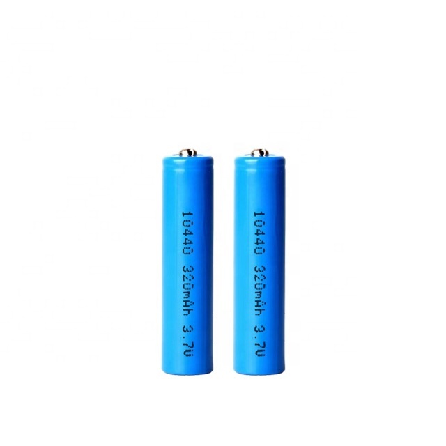 Customized LED Lights Flashlight Li ion Battery 3.7V Rechargeable 10440 Lithium Batter 320mAh 350mah