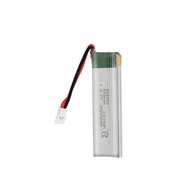 Lithium Polymer Lipo Li-poly Battery 801855 550mah 3.7v Battery Cell With Wires