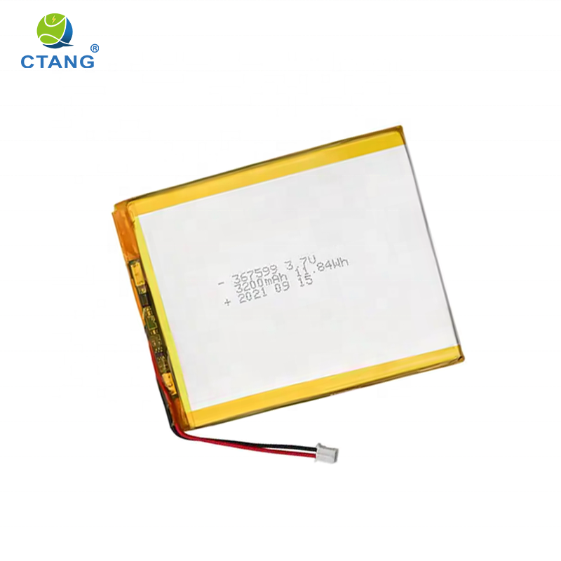 Large Capacity Lithium Battery 3200mAh 3.7V Rechargeable 367599 Lithium Ion Battery