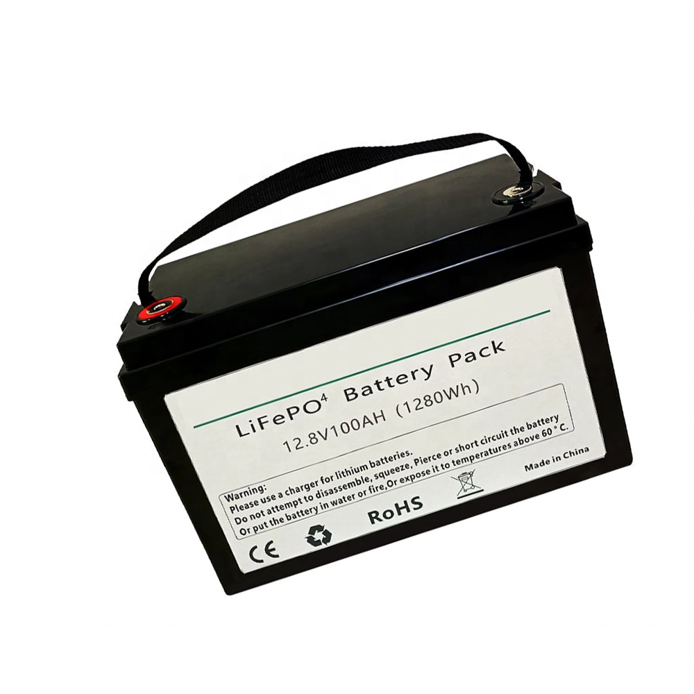 12.8V 100Ah Lithium Lifepo4 Battery Outdoor and Caravan Solar Storage Systems