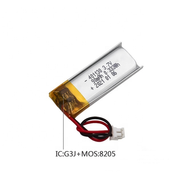 Consumer electronics small lipo battery 401130 (90mAh) 3.7V polymer lithium battery for smartwatches/Bluetooth headphones