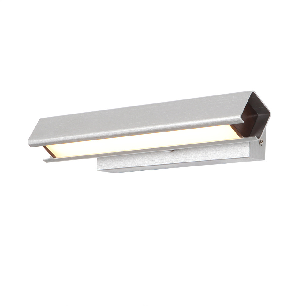 Simple rectangular led wall sconce modern led wall light for bedroom bedside