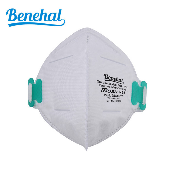 Folded Air Pollution N95 Dust Mask Disposable