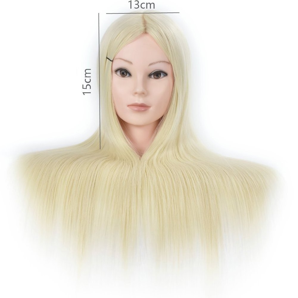 JINRUILI Wholesale Practice Mannequin Head Dummy Doll Head Human Hair Training Mannequin Head