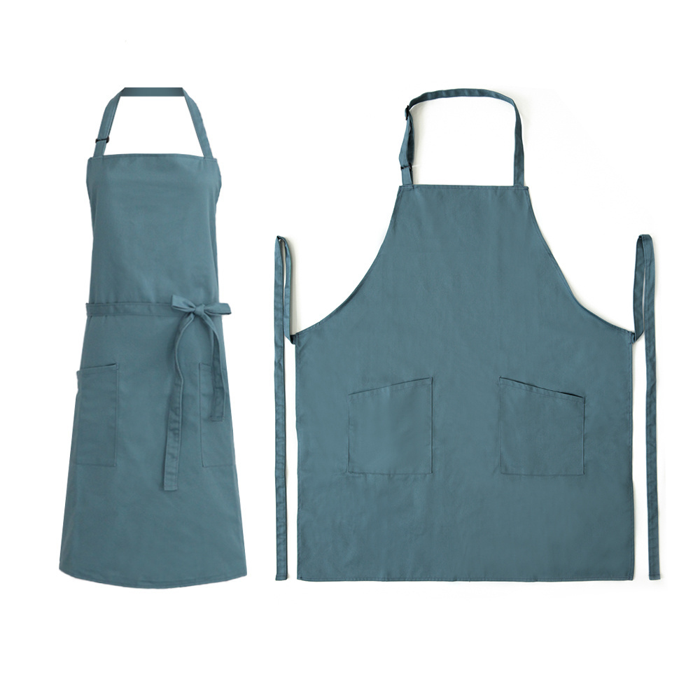 Best women quality modern black polyester 100% cotton waterproof adult chef home BBQ food cooking kitchen apron